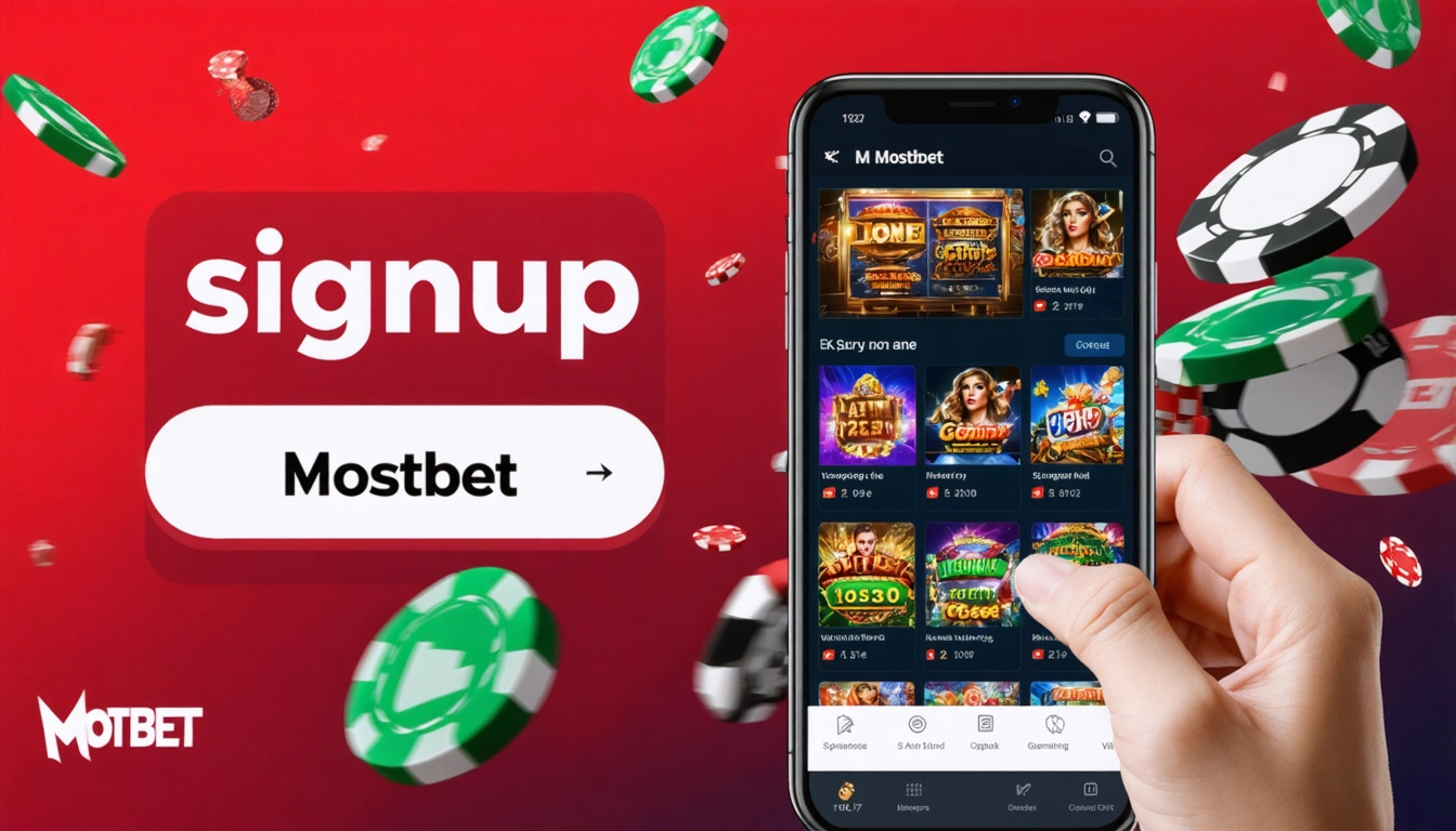 signup Mostbet